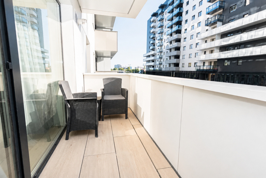 apartament  de inchiriat cu 2 camere in Cortina North/Pipera 