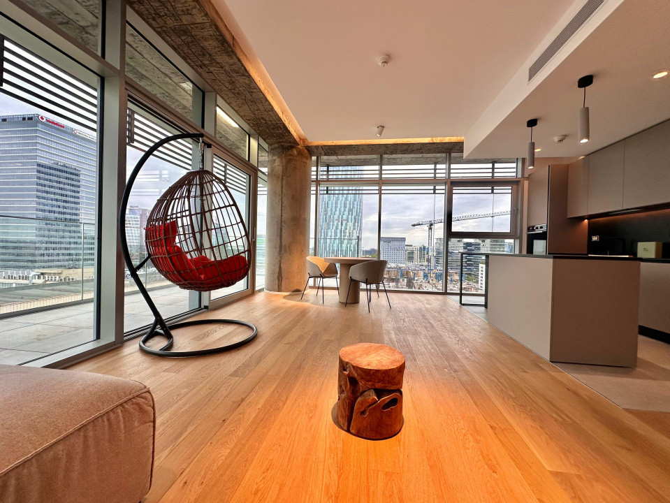 Apartament 3 camere 101 m, la cheie, modern, piscina, parcare, Upsite,Floreasca 