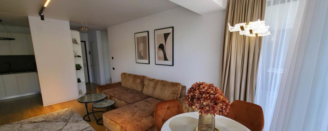 2 camere Yacht Kid Floreasca, terasa 13 mp, parcare inclusa