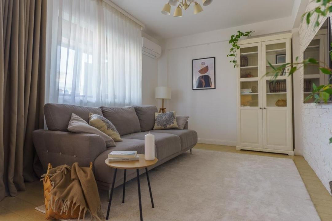 3 camere Timpuri Noi, 90 mp, bloc nou, parcare inclusa