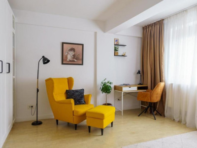 3 camere Timpuri Noi, 90 mp, bloc nou, parcare inclusa