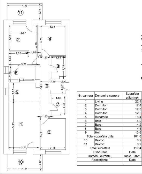 4 camere Aviatiei - Pipera Nusco langa metrou