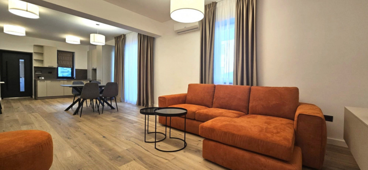 de inchiriat apartament semidecomandat cu 3 camere  in Aviatiei 