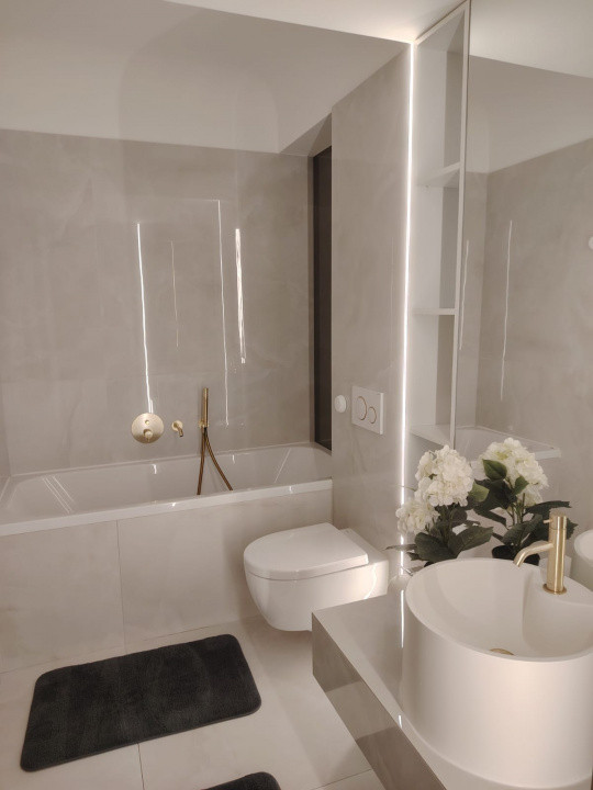 Apartament 2 camere – Cortina North | Mobilat complet + parcare subterană