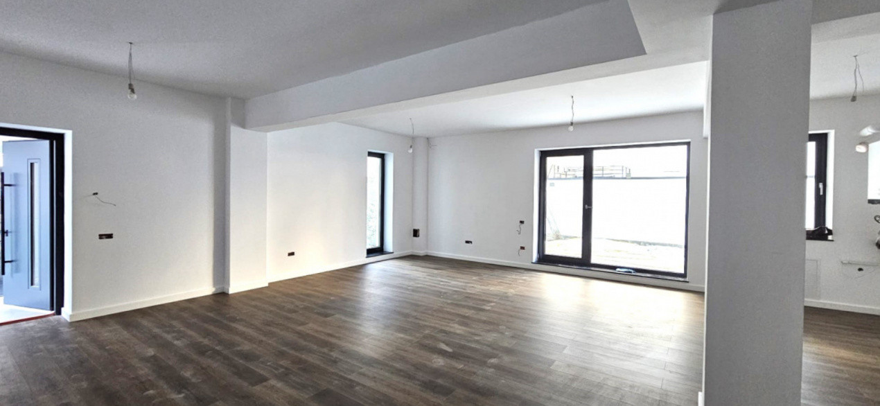 Apartament NOU | Parter cu terasă 150 mp | Aviatiei | Birou sau locuință