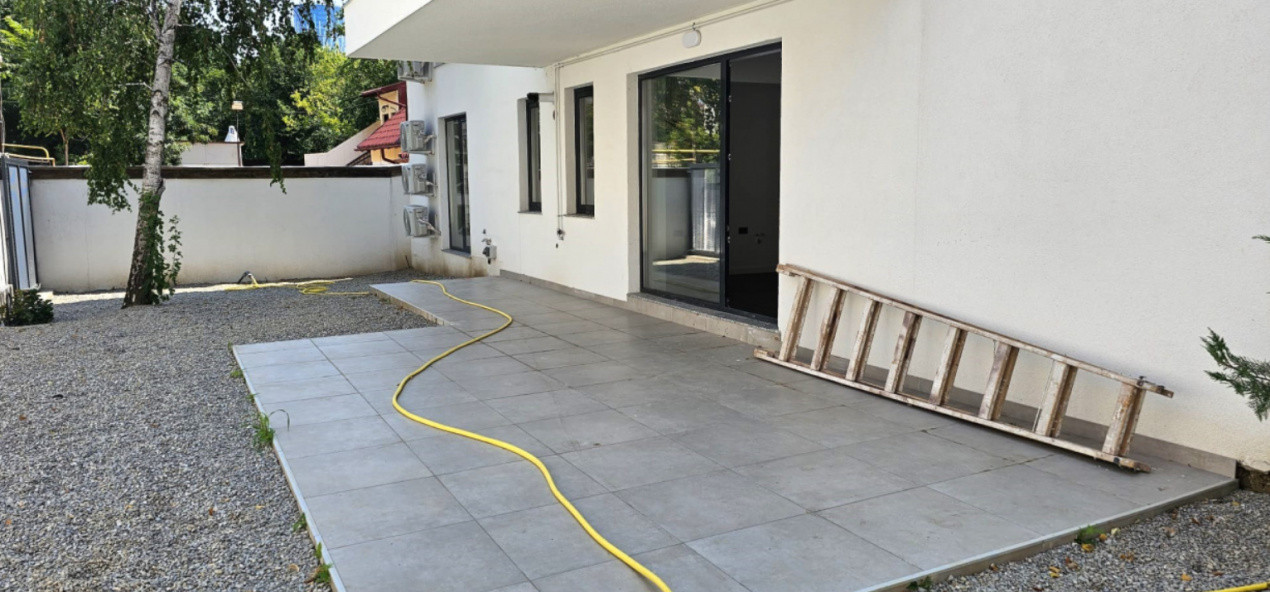 Apartament NOU | Parter cu terasă 150 mp | Aviatiei | Birou sau locuință