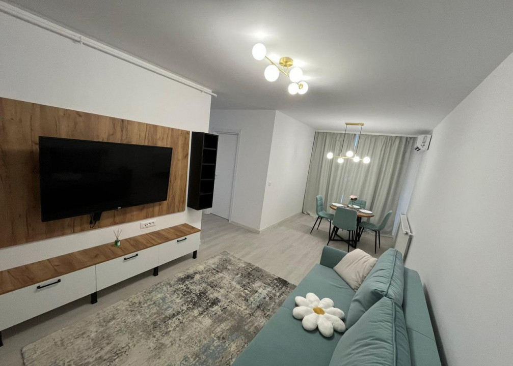 Apartament semidecomandat cu 2 camere, loc de parcare inclus, bloc nou, Hils