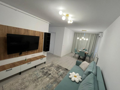 Apartament semidecomandat cu 2 camere, loc de parcare inclus, bloc nou, Hils