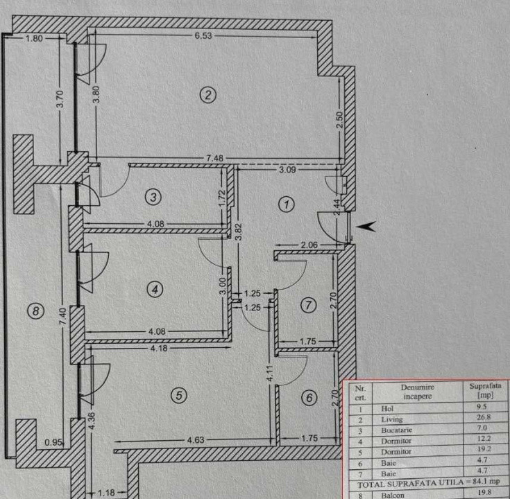 Apartament ONE Cotroceni 3 camere 
