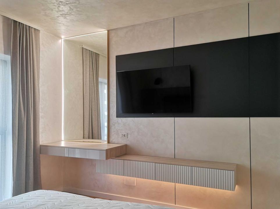 Apartament 2 camere – One Cotroceni Park, 58 mp, mobilat lux, parcare inclusă