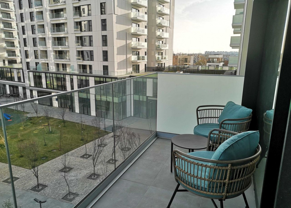 Apartament 2 camere – One Cotroceni Park, 58 mp, mobilat lux, parcare inclusă