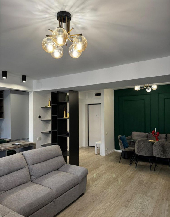 APARTAMENT 2 CAM | PIPERA | MOBILAT | 57 mp + balcon 6,12 mp |PARCARE SUBTERANA 