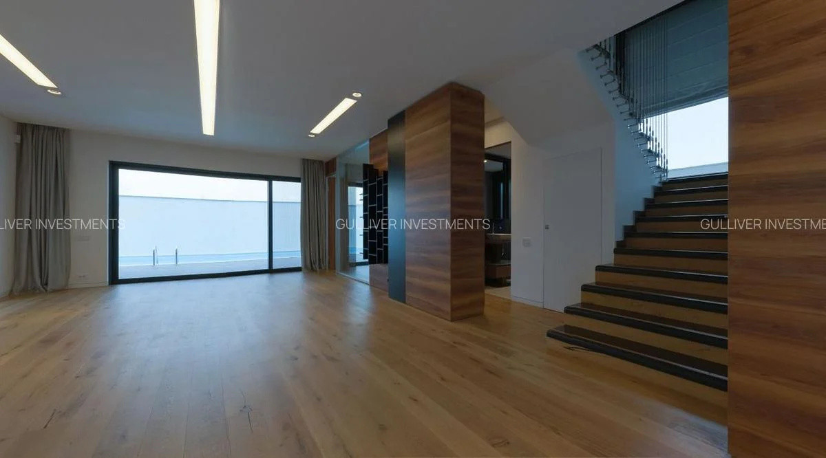 VILĂ EXCLUSIVISTĂ DE ÎNCHIRIAT | Pipera |  7 camere | Piscină privată încălzită 
