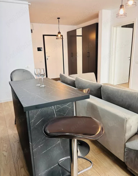 de inchiriat apartament semidecomandat cu 2 camere  in Pipera 