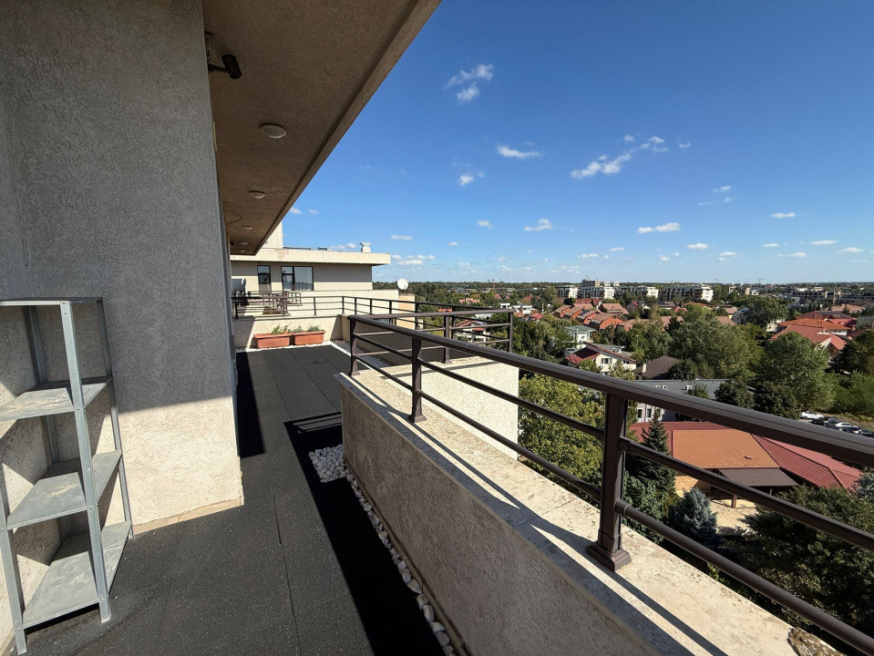 Penthouse spectaculos 180 mp cu terasă panoramică Băneasa  2.800 €
