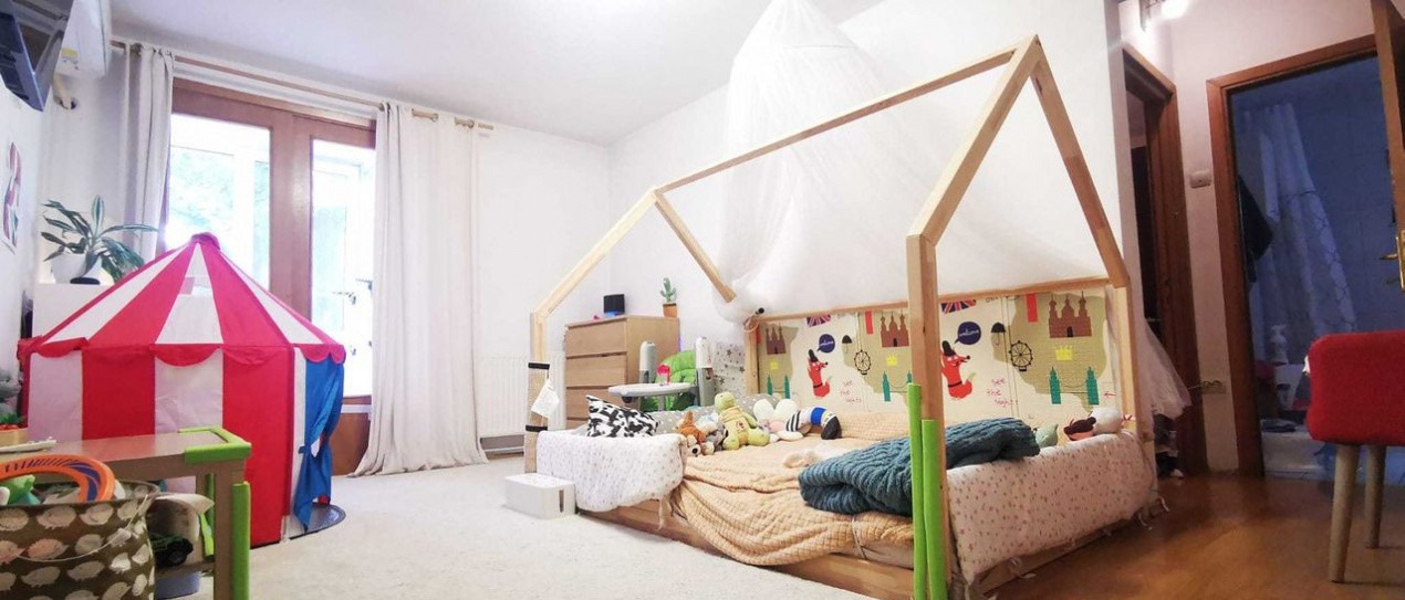 Apartament 2 camere, 55 mp, mobilat, utilat, etaj 3, metrou Titan