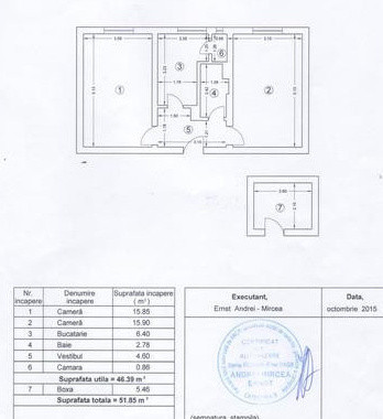 Închiriere apartament 2 camere  Floreasca 