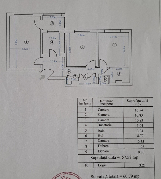 Transformă-l în căminul visurilor tale! - Apartament cu 3 camere decomandat
