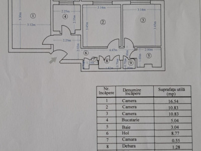 Transformă-l în căminul visurilor tale! - Apartament cu 3 camere decomandat