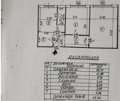 💛 Apartament cu 2 camere decomandate – Bulevardul 1 Decembrie 1918
