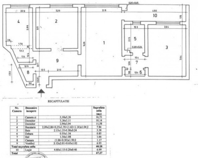 🏡 Apartament 3 camere – aproape de ParkLake & Parcul IOR