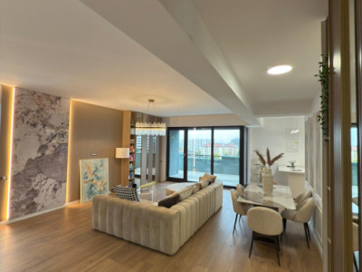 Penthouse modern, la cheie, 190 mp, 4 camere, 3 bai, 3 terase, zona Omv Pipera