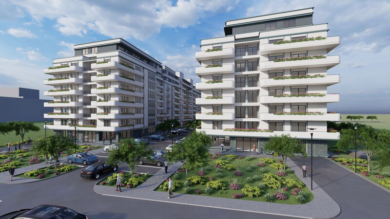 0%  Apartament 1 camera, 61 mp, bloc 2026, complex rezidential, My Place Pipera