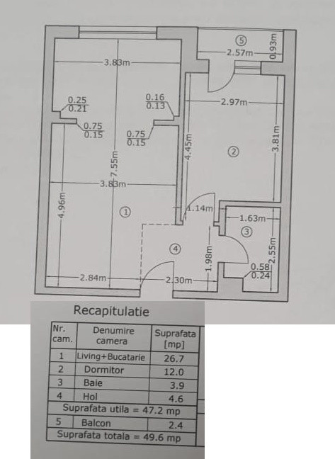 🏡 Apartament 2 camere | 47.20 mp | Mobilat & Utilat | Parter | Zona Pallady