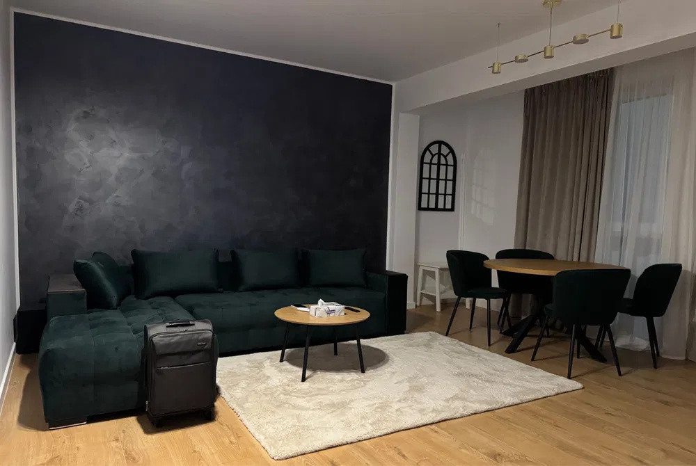 Apartament 2 camere complet utilat, cu parcare și 2 balcoane, în Pipera-Tunari