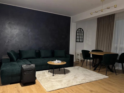 Apartament 2 camere complet utilat, cu parcare și 2 balcoane, în Pipera-Tunari