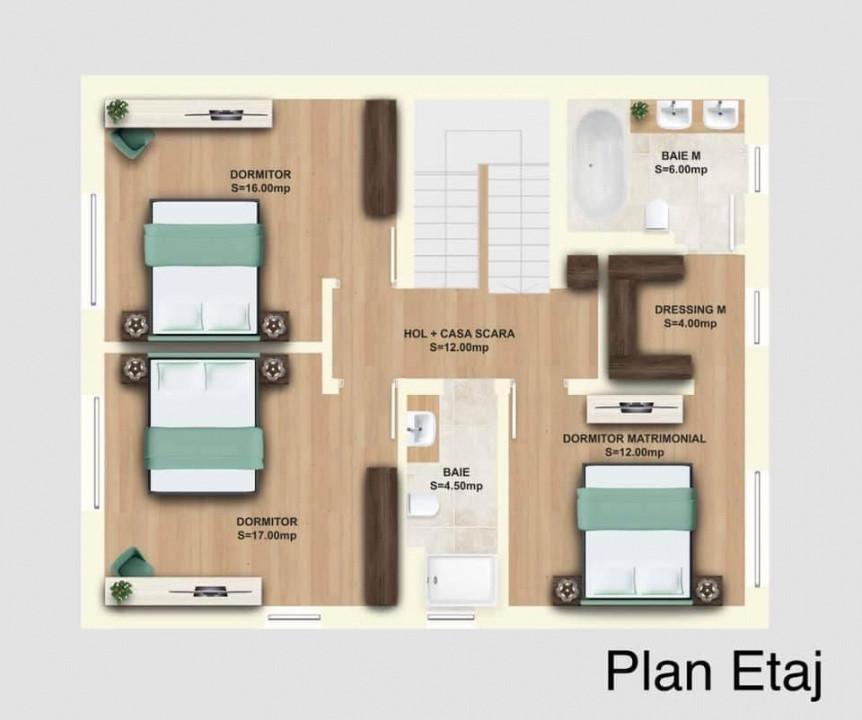 Casa individuala 5 camere, 185mp, zona Tunari/Pipera